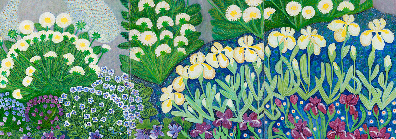 塔本シスコ《春の庭》1990年　世田谷美術館蔵