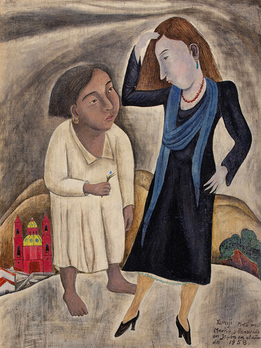 Kitagawa Tamiji, American Woman and Mexican Lady. 1935 Koriyama City Museum of Art