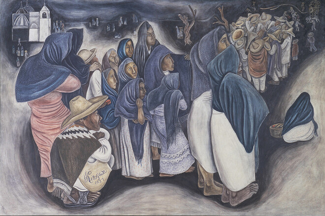 Kitagawa Tamiji, Festival in Taxco. 1937 Shizuoka Prefectural Museum of Art